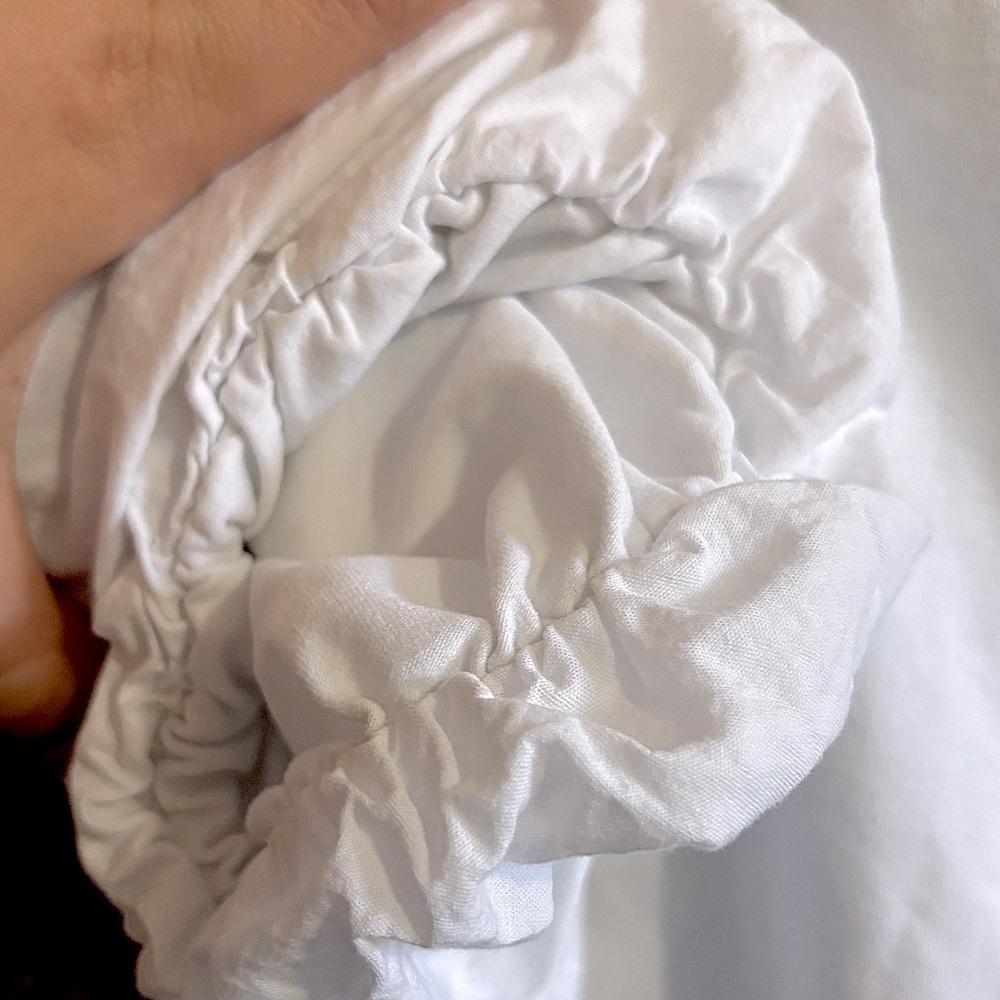 Buffalo David Bitton • White Puff Sleeve Tee - Picture 4 of 9